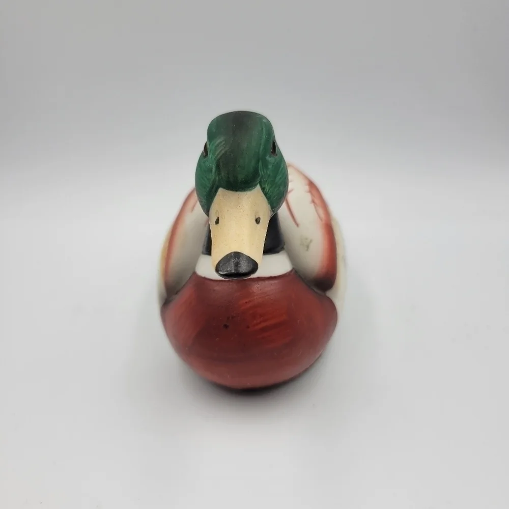 Vintage Small Handpainted Ceramic Duck